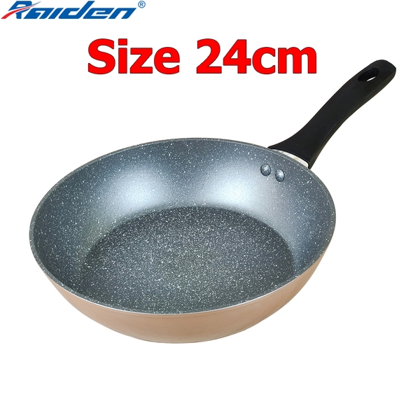 Chảo vân đá chống dính Greencook GCP221-24IH (1tx6)