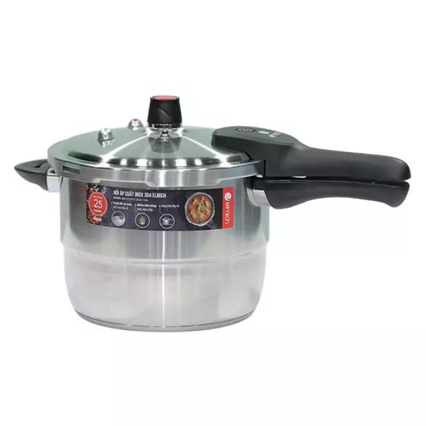 Nồi áp suất inox 304 22cm 5.5L Elmich EL3371 (1tx4)