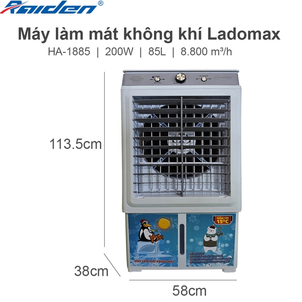 Máy làm mát không khí 85L Ladomax Ha-1885