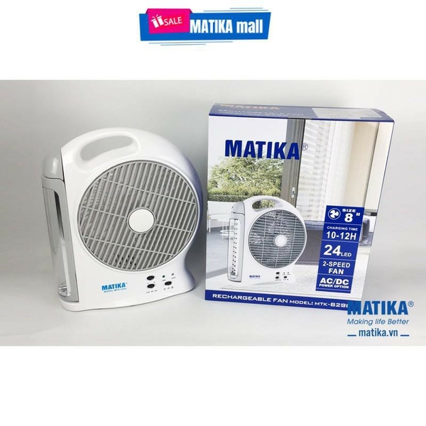 Quạt tích điện Matika MTK-6298