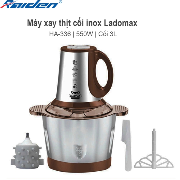 Máy xay thịt đa năng Ladomax Ha-336Inox (1tx8)