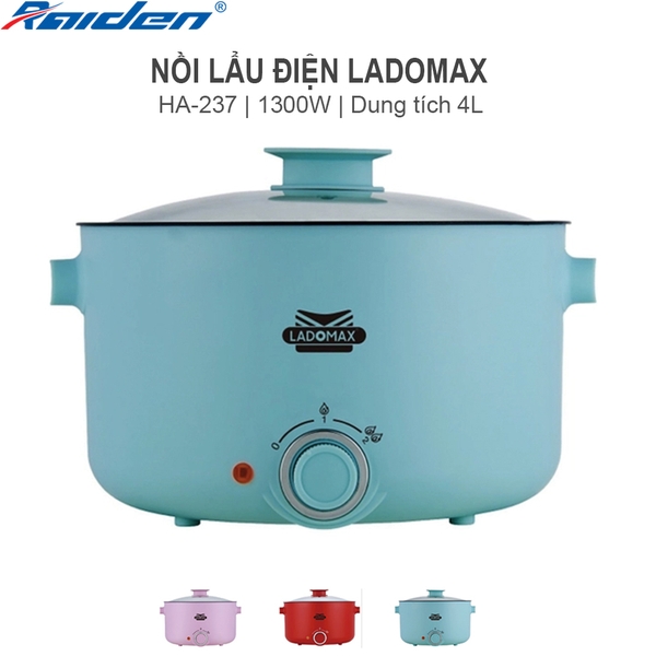 Lẩu điện lòng liền 4L Ladomax Ha-237 (1tx8)