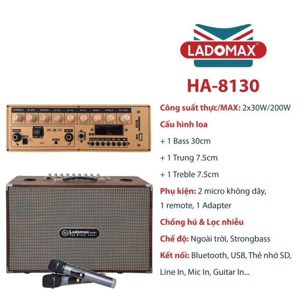 Loa xách Ladomax Ha-8130