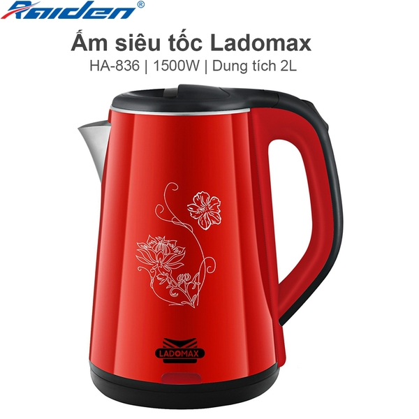 Ấm đun siêu tốc 2.0L Ladomax Ha-836 (1tx16)