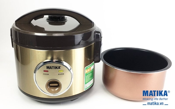 Nồi cơm nắp gài 1.2L Matika MTK-0511