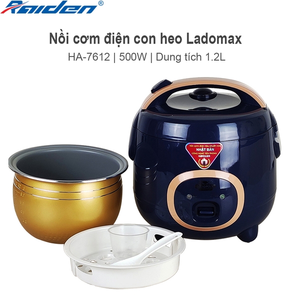 Nồi cơm điện 1.2L Ladomax Ha-7612