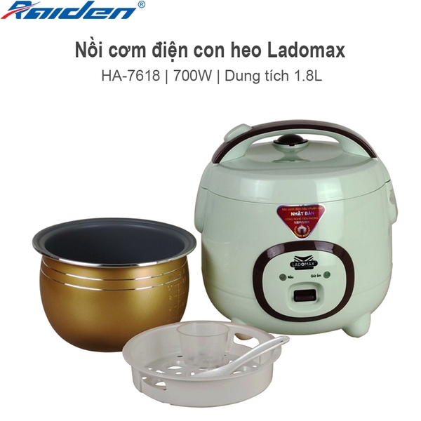 Nồi cơm điện 1.8L Ladomax Ha-7618