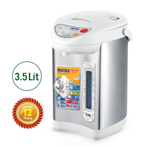 Bình thủy điện 3.5L Matika MTK-8135