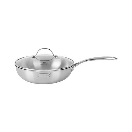 Chảo xào inox cao cấp 3 lớp đáy liền size 26cm Tri-Max Elmich EL3796  (1tx4)