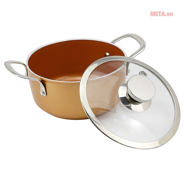 Nồi phủ sứ cao cấp Full induction Royal Premium Elmich EL-1181 Size 26cm (1tx6)
