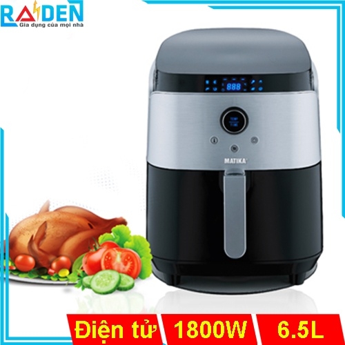 Nồi chiên không dầu 6.5L Matika MTK-9165