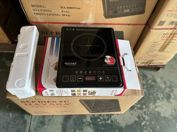 Bếp điện từ Hayasa Ha-680 Slim (1tx8)