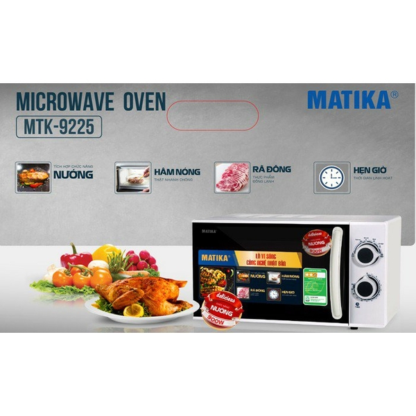 Lò vi sóng 25L Matika MTK-9225