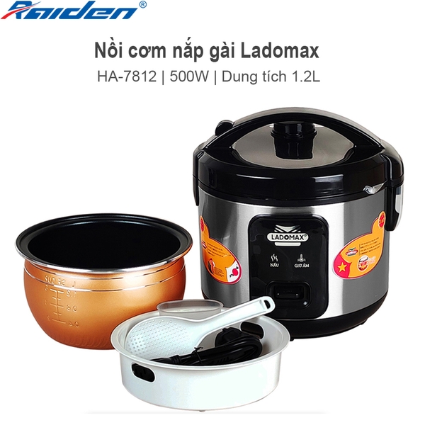 Nồi cơm điện 1.2L Ladomax Ha-7812