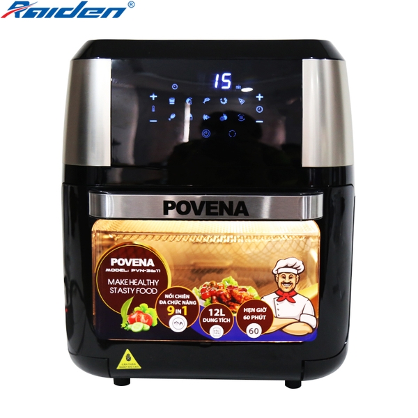 Nồi chiên không dầu 12L Povena PVN-3611
