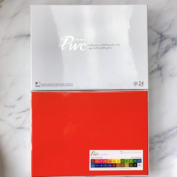 Màu nước ShinHan PWC Extra Fine - Bộ 6/24/32/33 tuýp 15ml