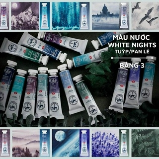 Màu Nước White Nights tuýp lẻ 10ml - Bảng Màu Mới