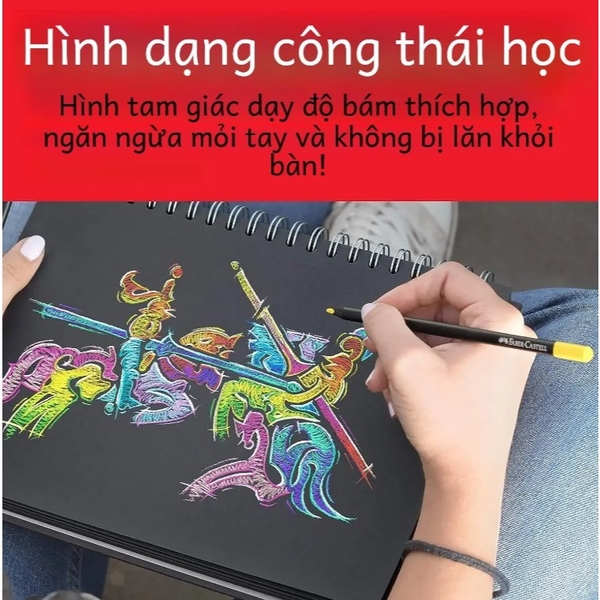 Bút Màu Chì Khô Faber Castell Black Edition