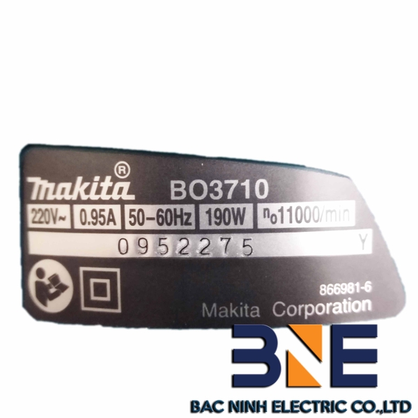 Thông số kỹ thuật máy ráp rung Makita BO3710