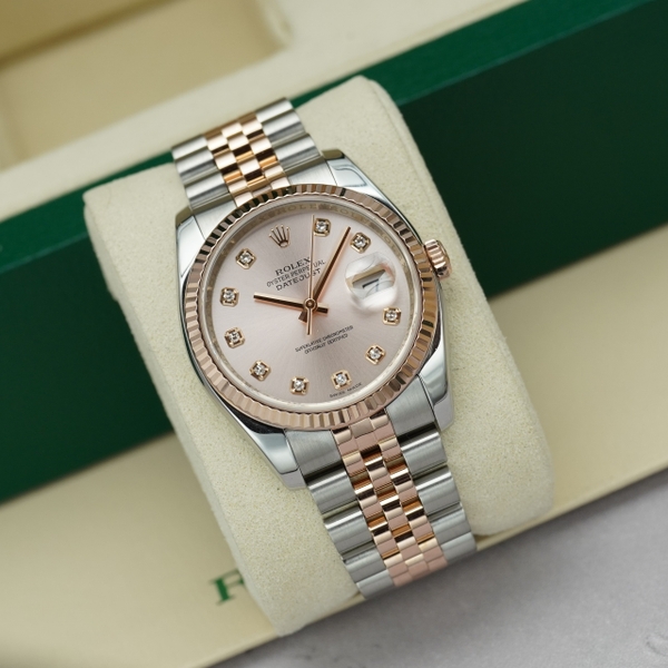 dong-ho-rolex-datejust-116231-demi-hong-mat-so-tia-hong
