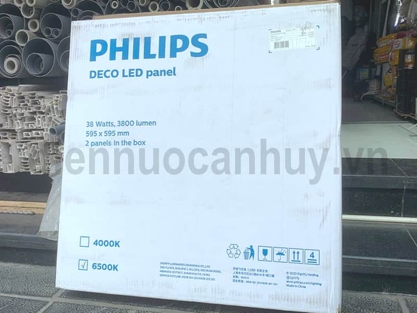 Đèn led panel Philips RC001B 600x600mm as trắng 38W | Điện, Nước, Kim ...