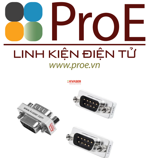 Kvaser DSUB 9-Pin Plug to DSUB 9-Pin Receptacle
