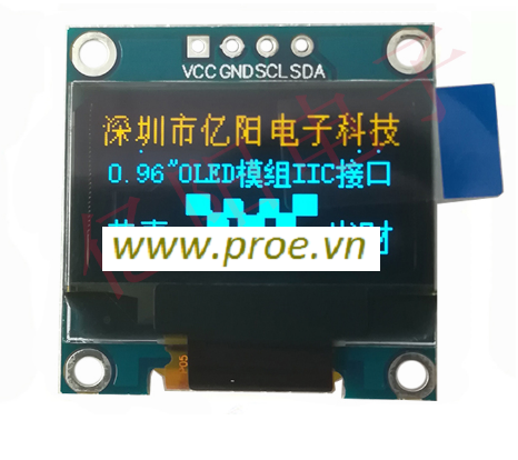 Màn hình Oled 0.96 inch I2C