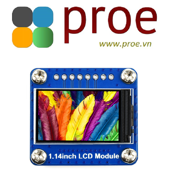 1.14inch LCD Module 240×135, General 1.14inch LCD Display Module, IPS, 65K RGB
