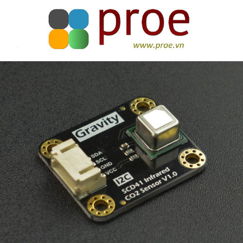 Gravity: I2C SCD41 Infrared CO2 Sensor (400 - 5000 ppm)