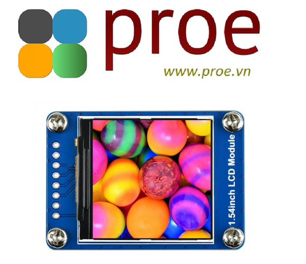 240×240, General 1.54inch LCD Display Module, IPS, 65K RGB