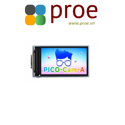 RP2040 Microcontroller Camera Development Board, Onboard HM01B0 Grayscale Camera And 1.14inch IPS LCD Display