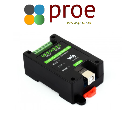 USB to RS232/485 Industrial Grade Isolated Converter, Onboard Original FT232RNL Chip, Multiple Protection, Wall-mount and Rail-Mount Support