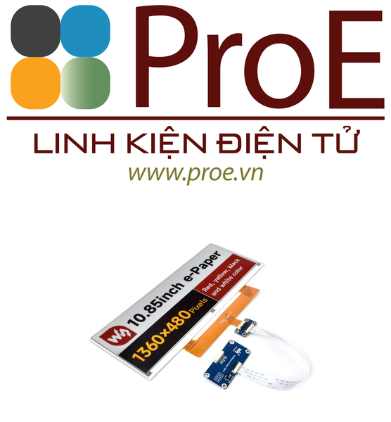 10.85inch e-Paper HAT+ (G)