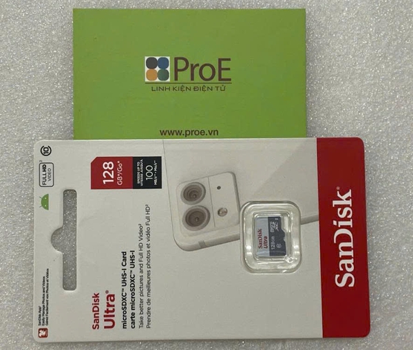 Thẻ nhớ MicroSD SanDisk Ultra 128GB 100MB/s