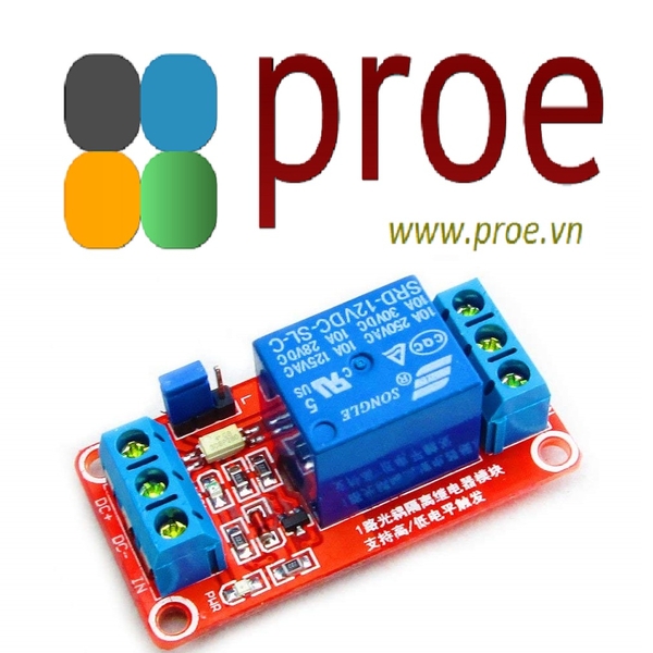 Module 1 Relay Opto Cách Ly Kích HL 12VDC