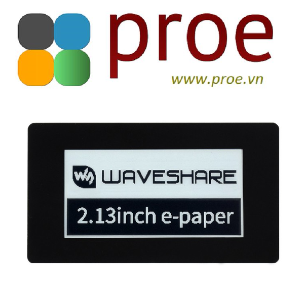 2.13inch Touch e-Paper HAT for Raspberry Pi, 250×122, Black / White, SPI