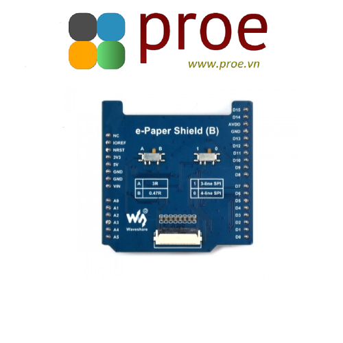 Universal E-Paper Raw Panel Driver Shield (B) For NUCLEO / Arduino ...