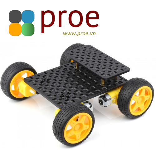 Robot-Chassis Series Smart Mobile Robot Chassis Kit, Options for wheels and chassis