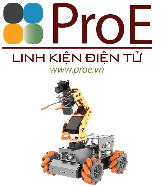 MasterPi Hiwonder AI Vision Robot Arm with Mecanum Wheels Car Powered by Raspberry Pi 5 Open Source Robot Car