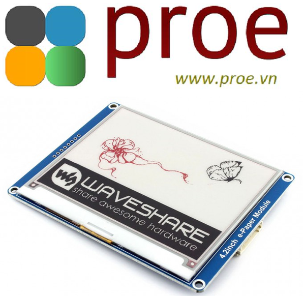 4.2inch e-Paper Module (B) 400x300, 4.2inch E-Ink display module, three ...