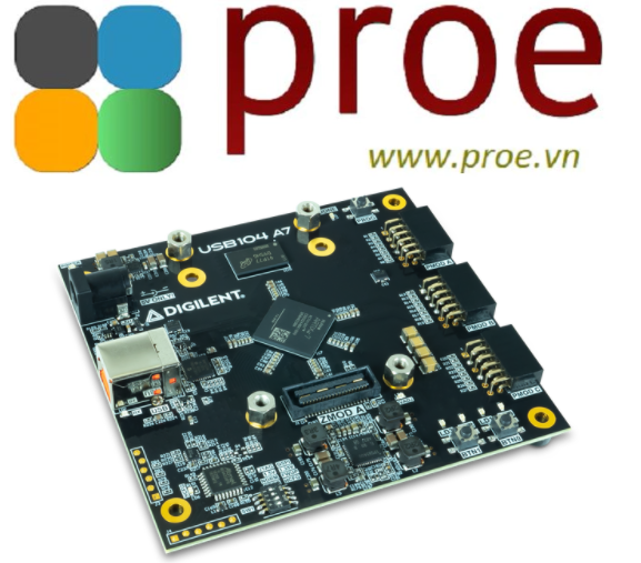 USB104 A7 Artix-7 FPGA Development Board with SYZYGY-compatible Expansion