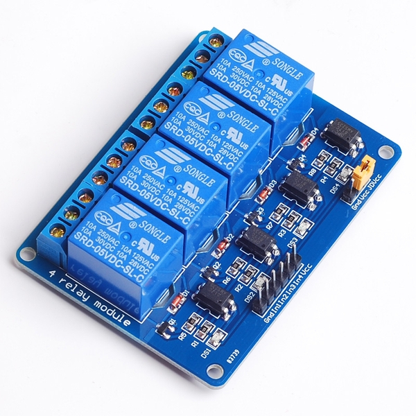 12V 4 Chanel Relay Module Board, 1pcs 4 Channel Relay Module shield