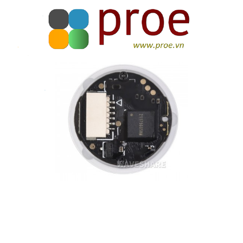 Round 2D Codes Scanner Module, Barcode/QR code Reader, With LED ...