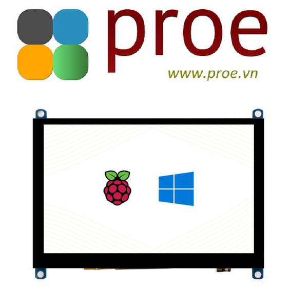 5inch Capacitive Touch Screen LCD (H) Slimmed-down Version, 800×480, HDMI, Toughened Glass Panel, Low Power