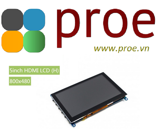 Màn hình 5inch cảm ứng điện dung HDMI LCD (H)