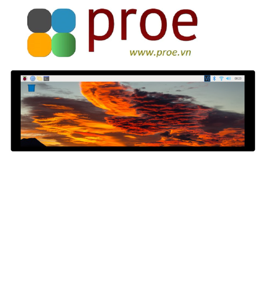 7.9inch Capacitive Touch Display for Raspberry Pi, 400×1280, IPS, DSI Interface