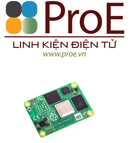 Raspberry Pi Compute Module 4, with 2GB RAM, 32GB eMMC, BCM2711, ARM Cortex-A72