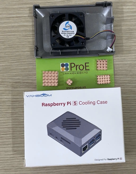 Raspberry Pi 5 Silver ABS Case | Điện tử ProE