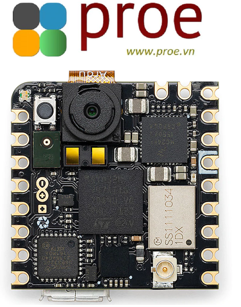 ABX00051 Nicla Vision Development Board, STM32H747AII6, 32Bit, ARM Cortex-M7/Cortex-M4