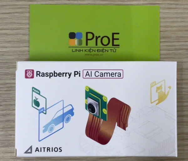 Raspberry Pi AI Camera, 12MP, IMX500 Intelligent Vision Sensor, Raspberry Pi Neural Network Model